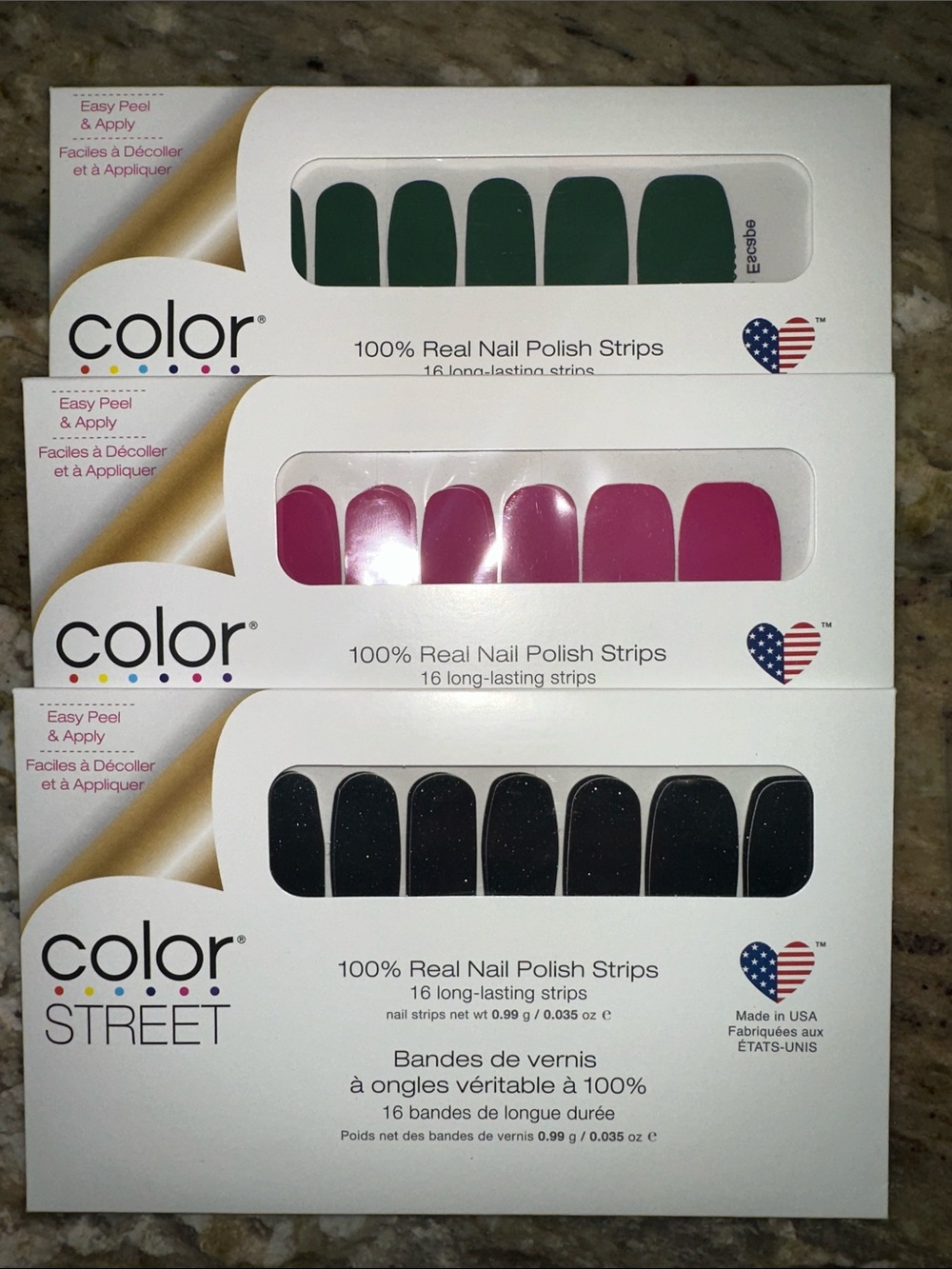 💅🏻 Color Street Nail Polish Strip Bundle with Application Accessories